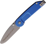 Extrema Ratio TK BF1 Blue Aluminum Folding Unsharpened Training Knife 0143TKF