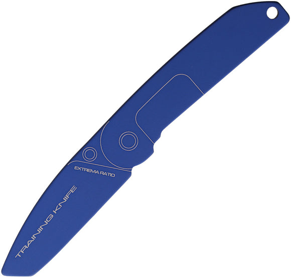 Extrema Ratio TK BF1 Blue Aluminum Folding Unsharpened Training Knife 0143TK