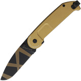 Extrema Ratio BF2 CD Linerlock Desert Tan Aluminum Folding Bohler N690 Pocket Knife 0145DW