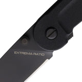 Extrema Ratio BF3 Dark Talon Black Ruvido Aluminum Folding N690 Knife 0158RVB