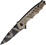 Extrema Ratio Caimano Nero Anniversary LTE Tactical Mud Folding N690 Pocket Knife 0166BWTM