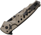 Extrema Ratio Caimano Nero Anniversary LTE Tactical Mud Folding N690 Pocket Knife 0166BWTM