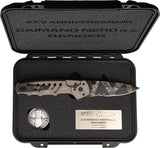 Extrema Ratio Caimano Nero Anniversary LTE Tactical Mud Folding N690 Pocket Knife 0166BWTM