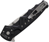 Extrema Ratio Caimano Nero N.A. Linerlock Black Aluminum Folding N690 Knife 0166SATBLK