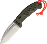 Extrema Ratio RAO C Crossbar Lock Green Aluminum Folding Bohler N690 Pocket Knife 0176SAT