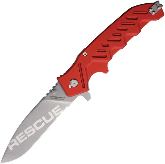 Extrema Ratio Glauca G1 Linerlock Red Aluminum Folding N690 Knife 0179SWRED