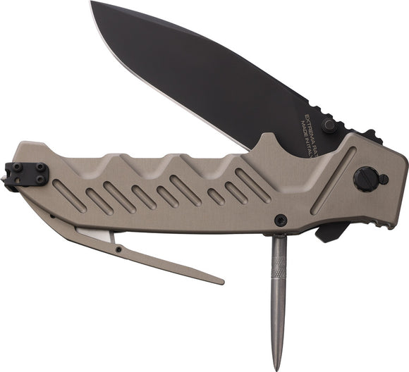 Extrema Ratio Glauca G1 Linerlock Tactical Mud Aluminum Folding N690 Pocket Knife 0179TM