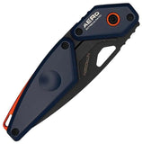 Extrema Ratio Aero Linerlock Blue Aluminum Folding Nitrogen Steel Pocket Knife 0180C3A10