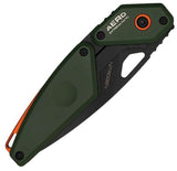 Extrema Ratio Aero Linerlock Green Aluminum Folding Nitrogen Steel Pocket Knife 0180C8A10