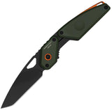 Extrema Ratio Aero Linerlock Green Aluminum Folding Nitrogen Steel Pocket Knife 0180C8A10
