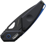Extrema Ratio Aero Linerlock Black Aluminum Folding Nitrogen Steel Pocket Knife 0180NITBLKB