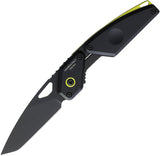Extrema Ratio Aero Linerlock Black Aluminum Folding Nitrogen Steel Pocket Knife 0180NITBLKL