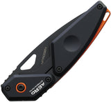 Extrema Ratio Aero Linerlock Black Aluminum Folding Nitrogen Steel Pocket Knife 0180NITBLKO