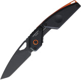 Extrema Ratio Aero Linerlock Black Aluminum Folding Nitrogen Steel Pocket Knife 0180NITBLKO