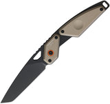 Extrema Ratio Aero FX Mud Tan Aluminum Nitrogen Steel Fixed Blade Knife w/ Sheath 0182NITBLKMO