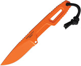 Extrema Ratio Satre Orange Nitrogen Steel Fixed Blade Neck Knife w/ Sheath 0222NITORG