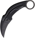 Extrema Ratio K-Talon Black Aluminum Bohler N690 Fixed Blade Knife 0224DKS