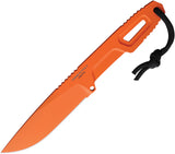 Extrema Ratio Satre FX Orange Nitrogen Steel Fixed Blade Neck Knife w/ Sheath 0225NITORG