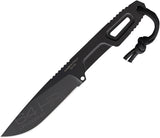 Extrema Ratio Satre FX Black Bohler S600 Steel Fixed Blade Knife w/ Sheath 0225S6BLK
