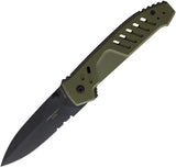 Extrema Ratio MF1 EVO SP Linerlock OD Green G10 Folding Bohler N690 Pocket Knife 0233BLKG10GRN