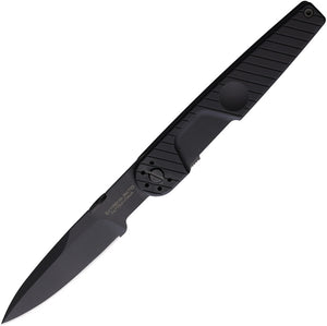 Extrema Ratio LKU01 Urban Linerlock Black Aluminum Folding Bohler N690 Knife 0243UBLKBL