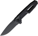 Extrema Ratio Satre F Linerlock Blackout Aluminum Folding Bohler N690 Knife 0246BLKA1