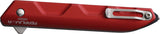 Extrema Ratio Ferrum Rescue Linerlock Red Aluminum Folding N690 Knife 0365SWRED