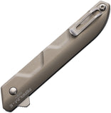 Extrema Ratio Ferrum E Linerlock Tactical Mud Aluminum Folding N690 Pocket Knife 0366SATTM