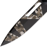 Extrema Ratio Ferrum T Linerlock Black Aluminum Folding N690 Knife 0367BDWBLK