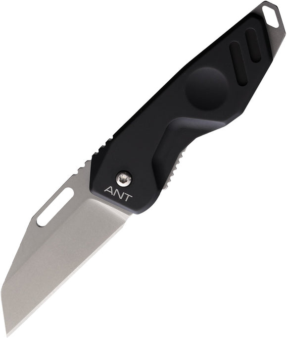 Extrema Ratio ANT Framelock Black Aluminum Folding N690 Pocket Knife 0467SWBLK