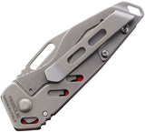 Extrema Ratio ANT Rescue Framelock Red Aluminum Folding M390 Knife 0468M3SWRC