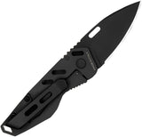 Extrema Ratio ANT SP Framelock Black Aluminum Folding N690 Knife 0469BLKBLK