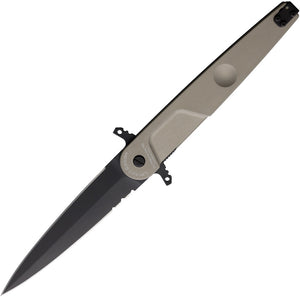 Extrema Ratio BF4 Contractor Linerlock Gray Aluminum Folding N690 Knife 0498TM