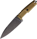 Extrema Ratio Shrapnel One Desert Tan Bohler N690 Fixed Blade Knife 0500DKSDS