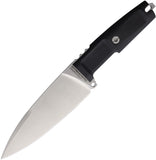 Extrema Ratio Shrapnel One Black Bohler N690 Fixed Blade Knife 0500SATBLK