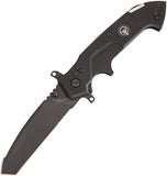 Extrema Ratio Black Glauca B1 Linerlock N690 Stainless Folding Knife 133GLAUCAB1