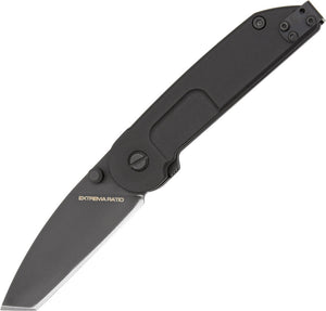 Extrema Ratio BF1 Classic Black N690 Cobalt Tanto Folding Pocket Knife 135BF1CT