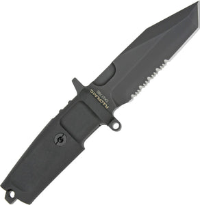 Extrema Ratio Fulcrum C Serrated N690 Tanto Black Fixed Blade Knife 150FCT