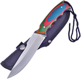 Frost Cutlery Black Hills Bush Master FW Fixed Blade Frostwood Knife KH002FW