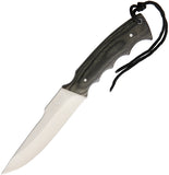 Frost Cutlery Black Hills Bush Master Gray Pakkawood Fixed Blade Knife KH002SW