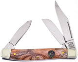 Frost Cutlery Stockman California Gold Stainless Folding Blades Knife CR504CG
