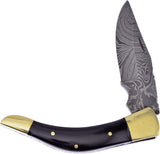 Frost Cutlery Chipaway Folding Hunter Buffalo Horn Handle Folding Knife CW1010BH