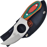 Frost Cutlery Cat Skinner Frostwood Handle Chipaway Fixed Blade Knife CW647FW