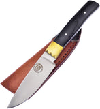 Frost Cutlery Little Fox Skinner Buffalo Horn Handle Fixed Blade Knife CW986BH
