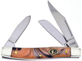 Frost Cutlery Stockman California Gold Stainless Folding Blades Knife CS504CG