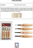 Flexcut Chisel Tan Wood 4pc Carving Knives Micro Tool Set MT100