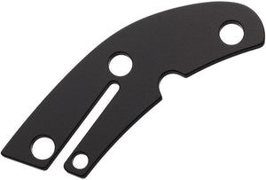 Flytanium Spyderco Delica Black Titanium Backspacer 0648BK