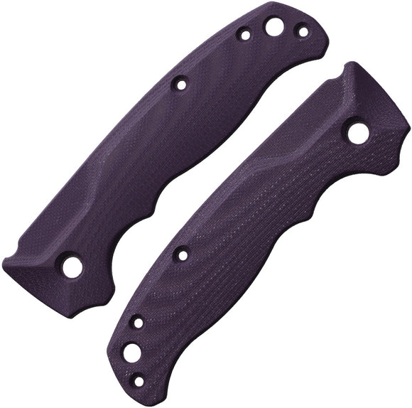 Flytanium Bandwidth AD 20.5 Purple G10 Knife Handle Scales 0844PH