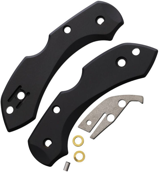 Flytanium Dragonfly Scale Kit Black Titanium Knife Handle Scales 1185BK