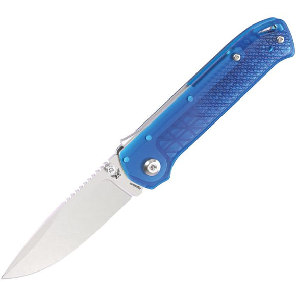 Flytanium Arcade Lite Shark-Lock Ocean Blue Folding AUS-10A Pocket Knife 1395BS